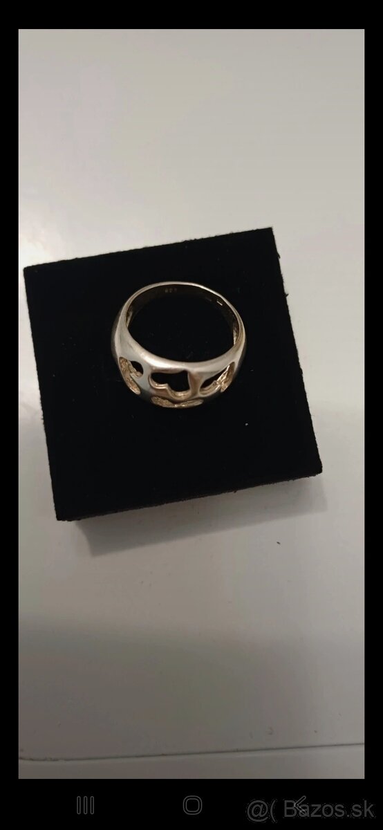 Strieborný prsteň - 3