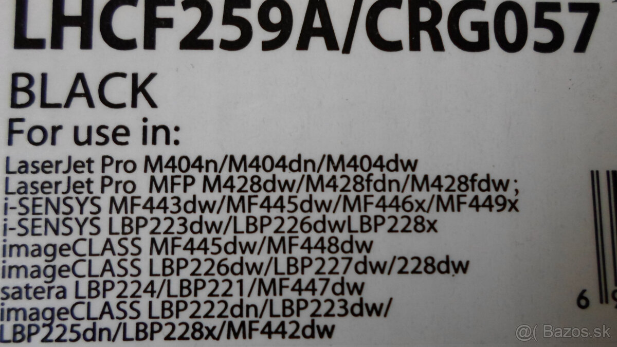 ♦️ TONER ♦️ CRG-057 ♦️ do HP tlačiarní ♦️ - 3
