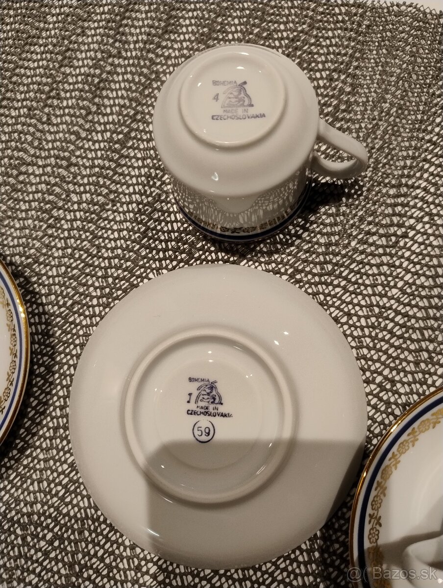 Czechoslovakia Bohemia šálky - 3