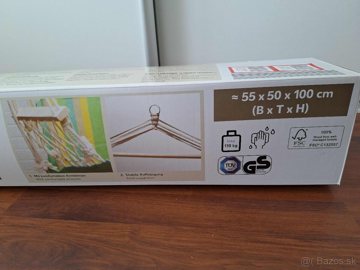 zavesna hojdacka do 110kg - 3