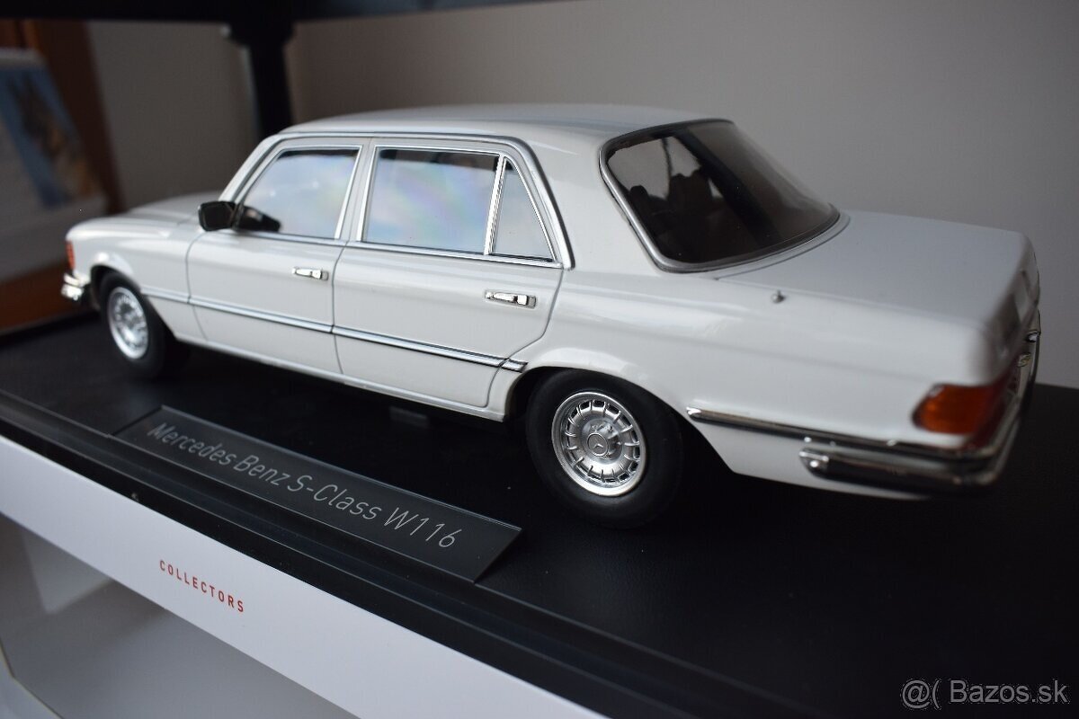 predam 1:18 Mercedes-Benz S-class 450 SEL 6.9 1975 biela - 3