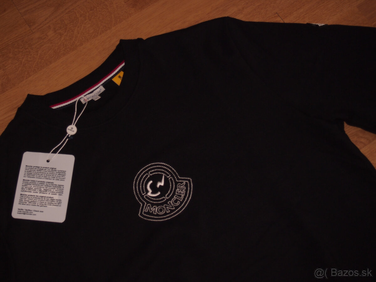 Moncler pánska mikina čierna - 3