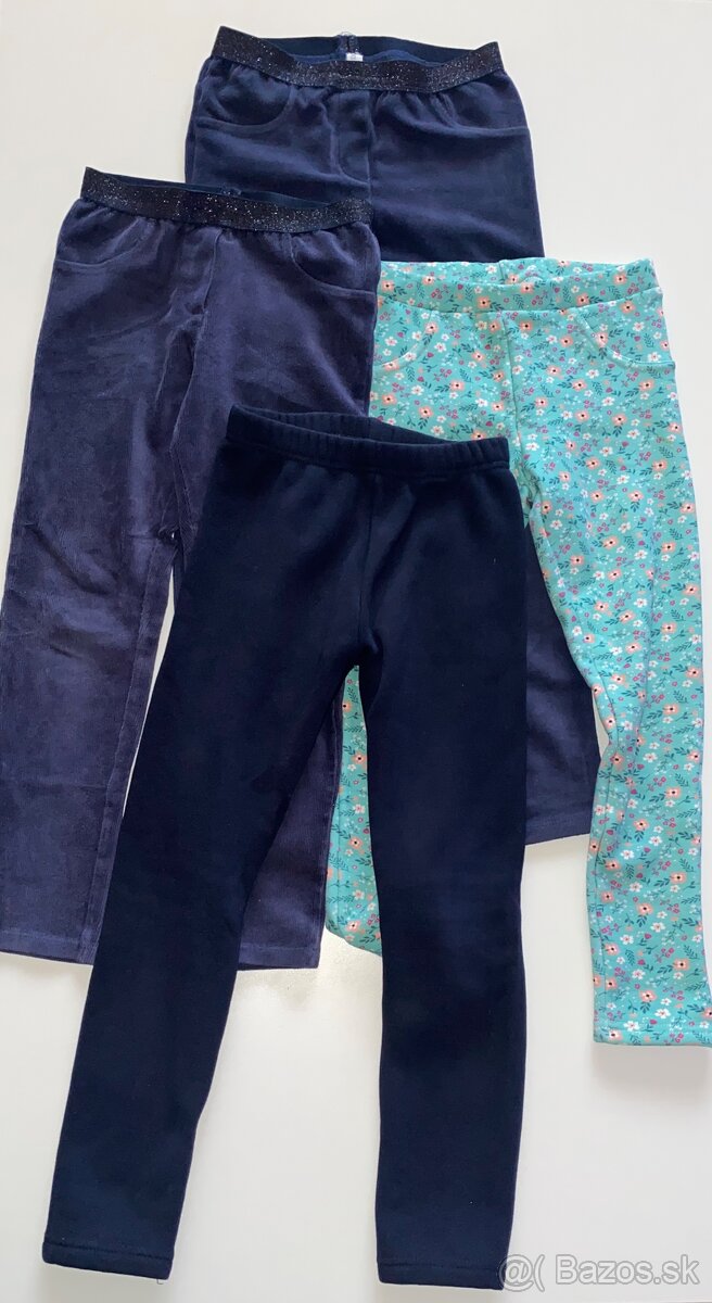 4 ks teplych legin velkost 116 - 3