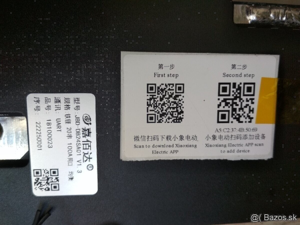 Smart LiFePO4 BMS, 6S-22S, 100A - 3