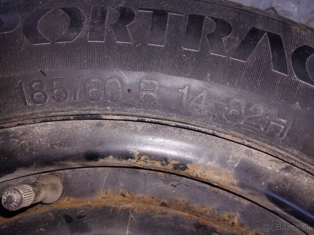 Predám plechové disky 4x100 r14 - 3