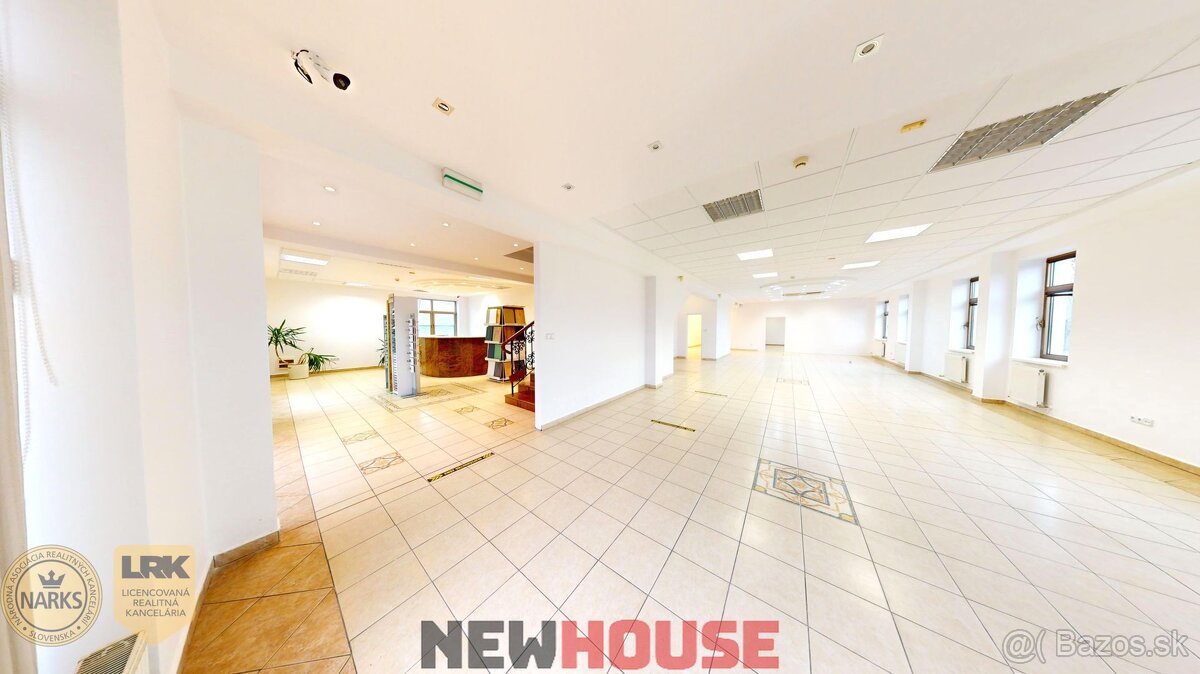 Na prenájom reprezentatívny obchodný priestor o výmere 380 m - 3