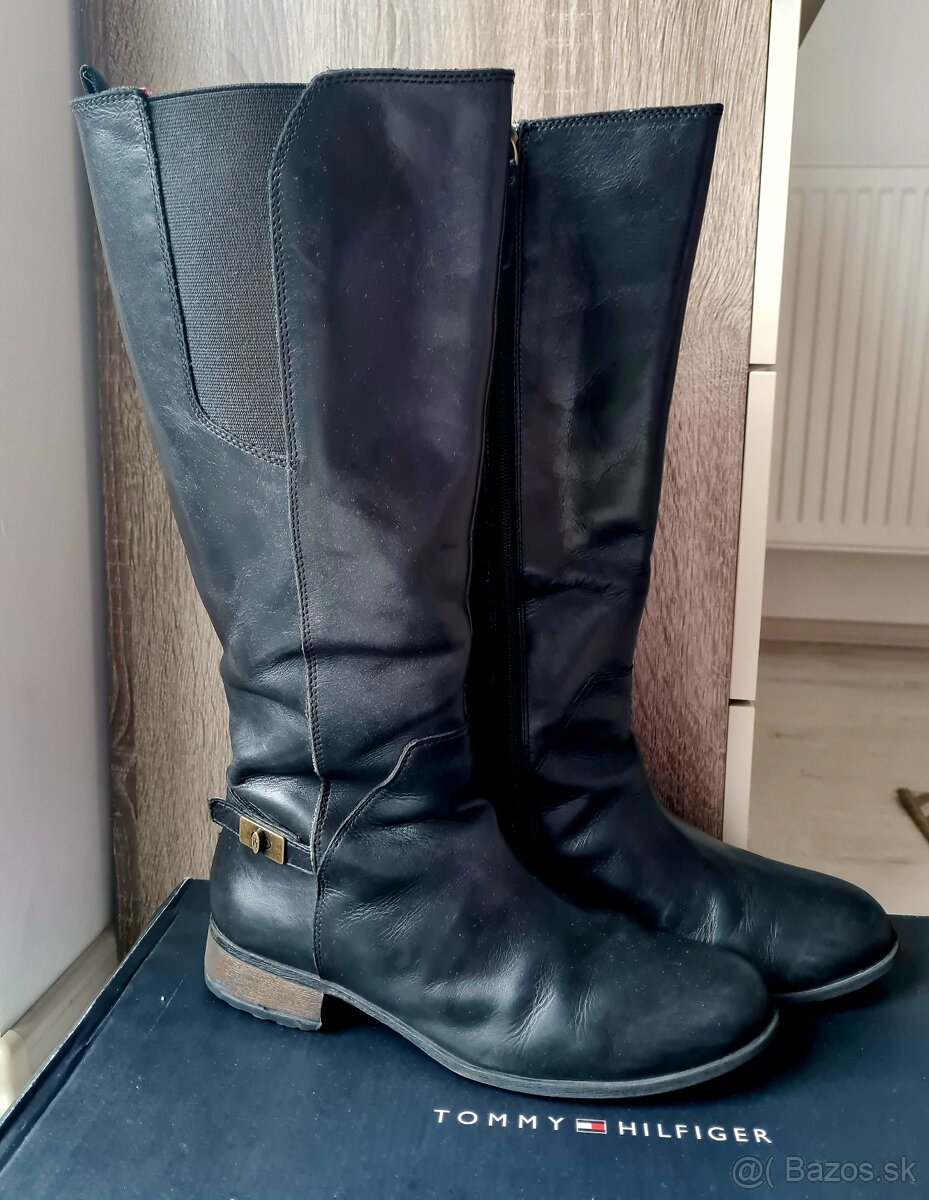 Tommy Hilfiger dámske čižmy veľkosť 42 - 3