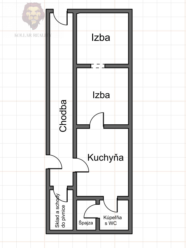 Na predaj rodinný dom Koplotovce - 807m2 - 3