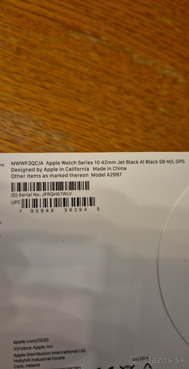 Apple Watch Series 10 – 42mm Jet Black - 3