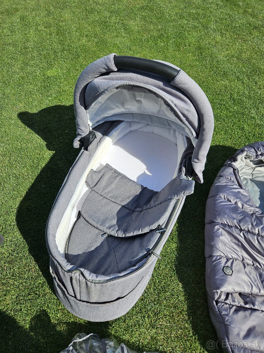 Kočík dvoj kombinácia babydesign Husky zimná výbava - 3