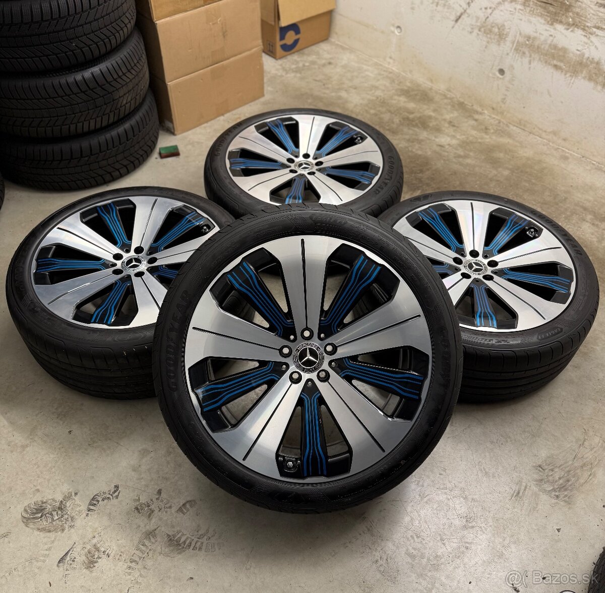 Letná sada 5x112 R21 , 265/40/21 Mercedes Benz EQE SUV / EQS - 3