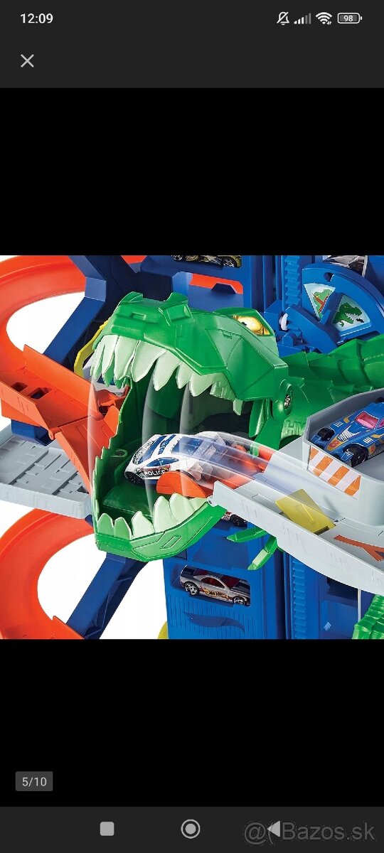 Hot Wheels, Mega Garáž T-Rexa - 3
