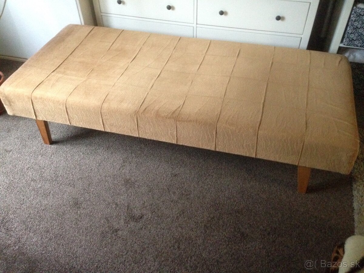 Retro drevená váľanda - 3