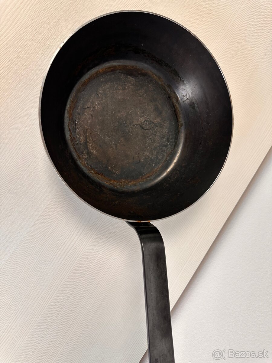 Panvica wok modra uhlikova ocel De buyer Blue carbon - 3