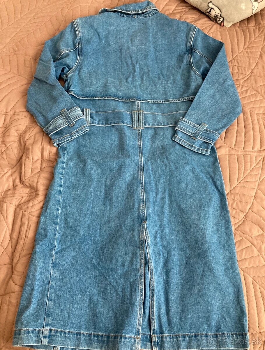 Dámsky riflovy kabát - 3