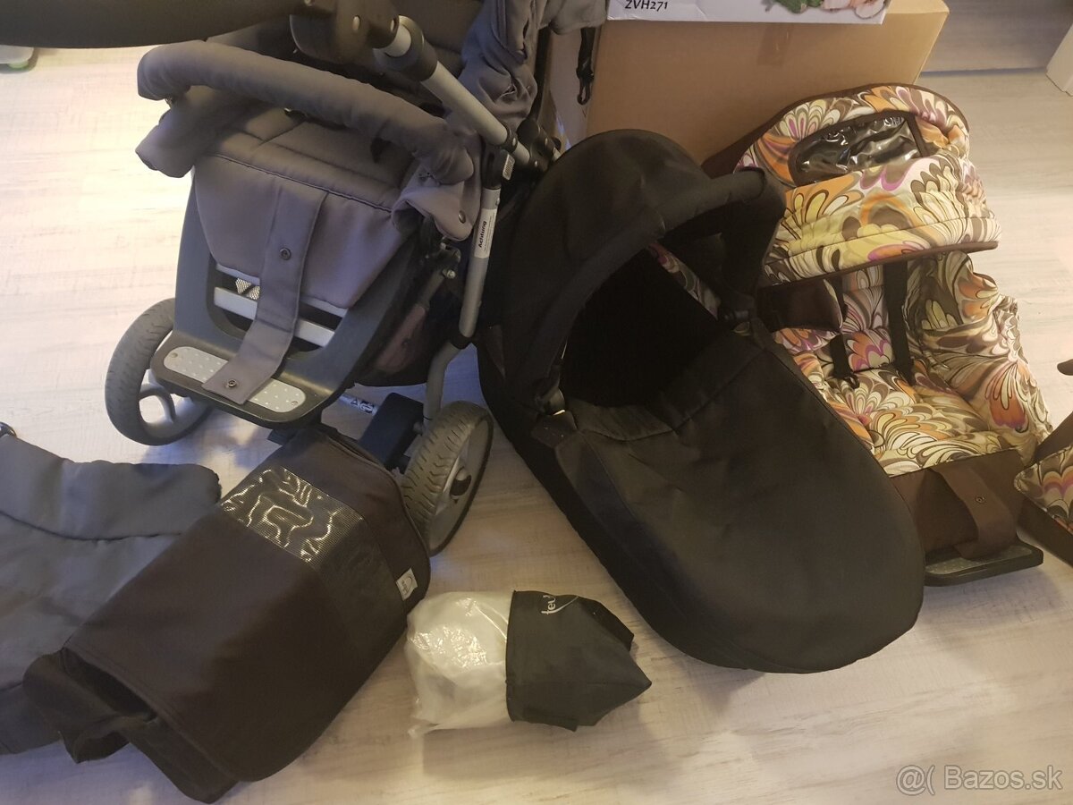 Vanicka so stojanom/kocik Teutonia/autosedacka Romer/fusak - 3