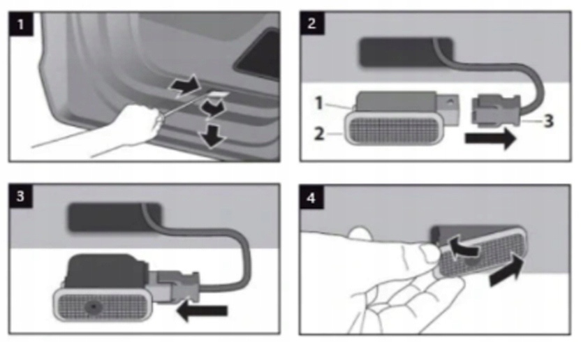 PROJEKTOR HD LED LOGO VW Passat B6 B7 B8 Golf 5 6 7 Tiguan T - 3