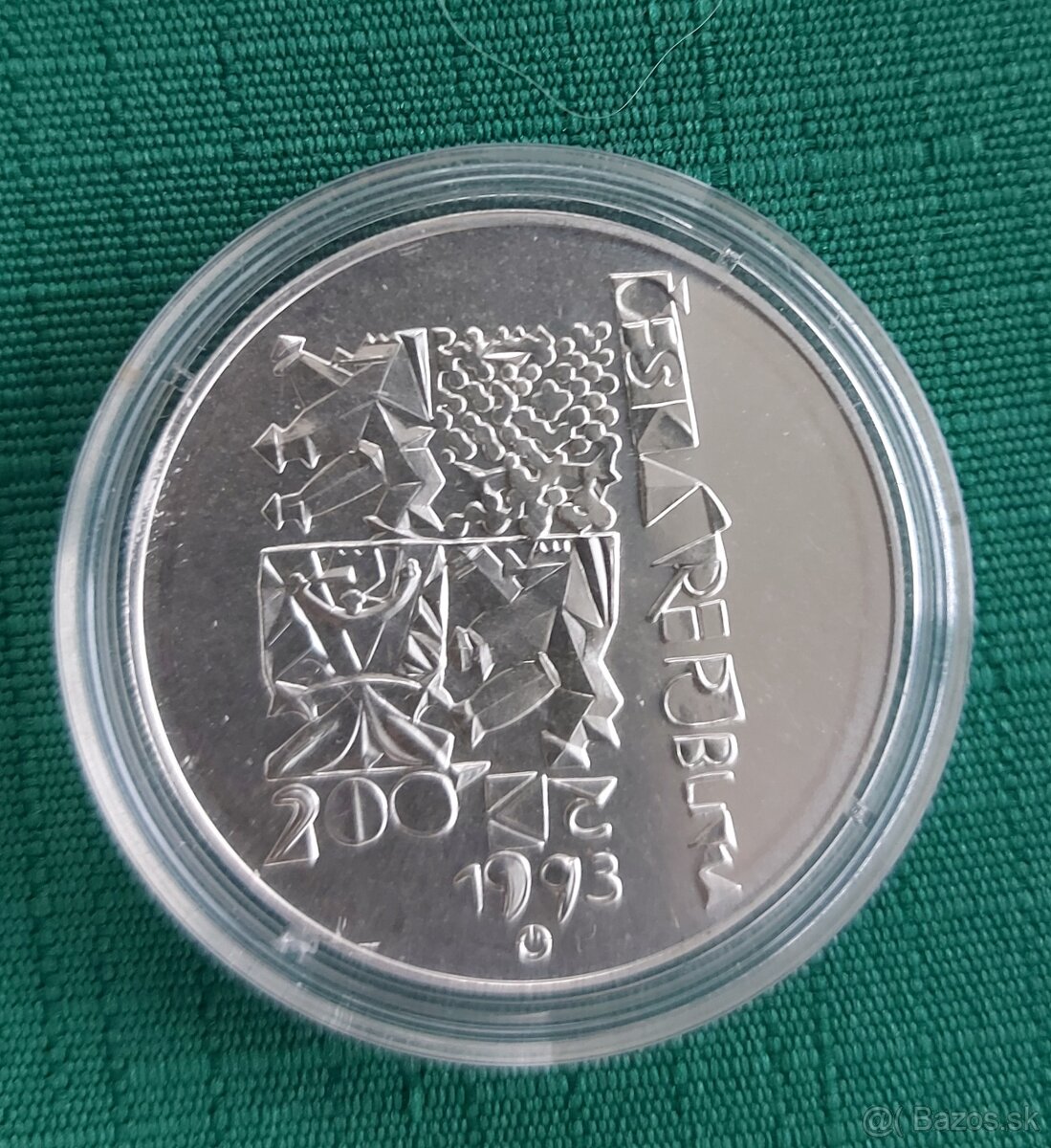 ČESKÉ strieborné pamätné 200Kč, 1994-1997, Bk - 3