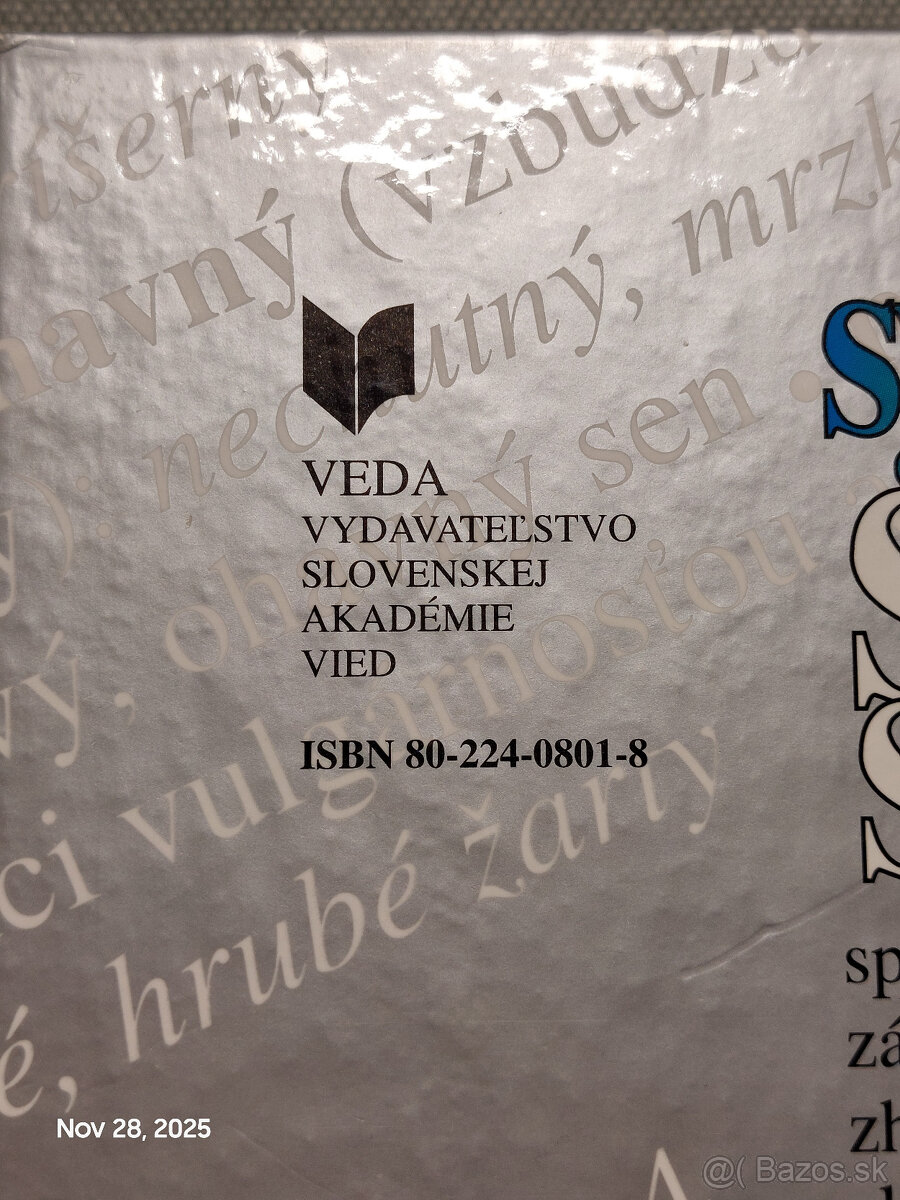Synonymický slovník slovenčiny (VEDA, 2004) - 3