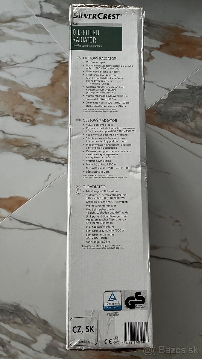 Olejový radiátor SilverCrest - 3