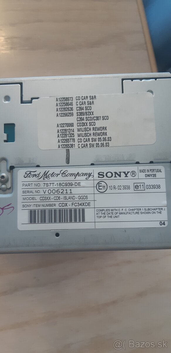 Ford Galaxy rádio - 3