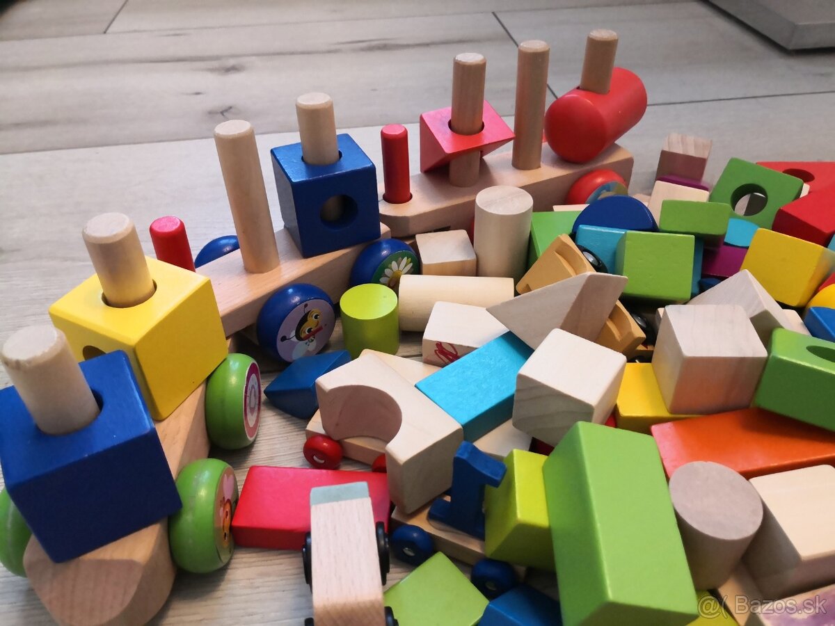 Stavebnica drevené kocky - 3