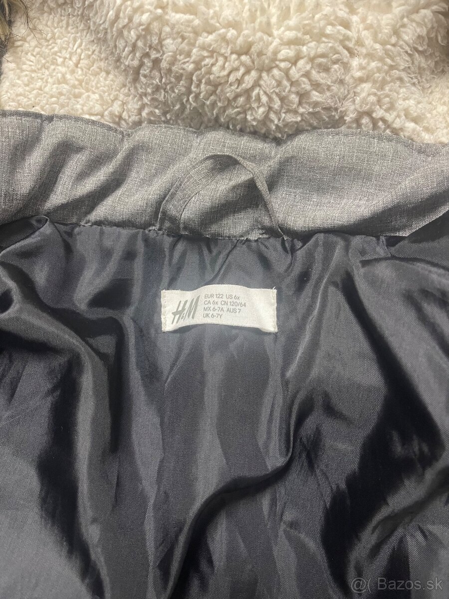 Chlapcenska bunda / kabat vel. 122 zn. H&M - 3