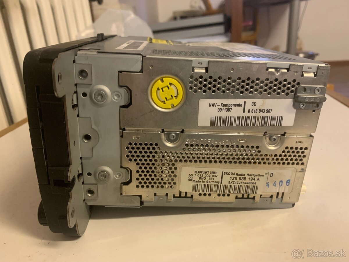 Rádio Škoda s navigáciou - 3