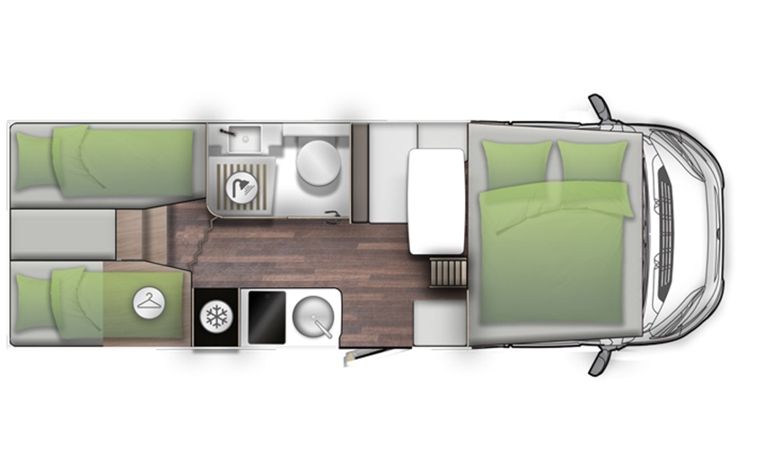 Prenájom autokaravanu Forster A 699 EB - 3