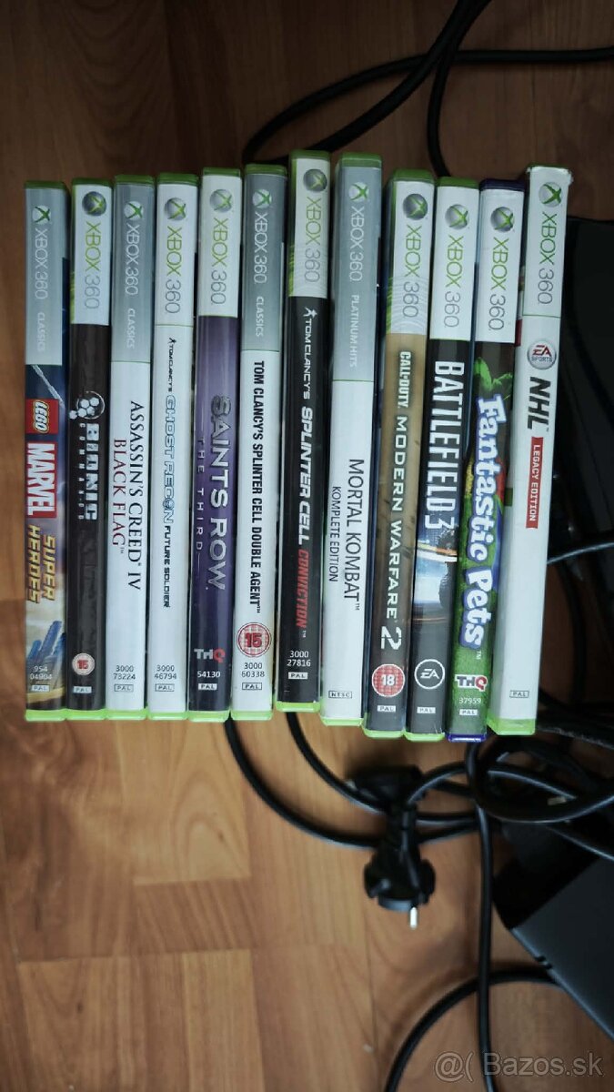 Predám X BOX 360 2 X JOYPAD 1 úplne nový KINECT + hry . - 3