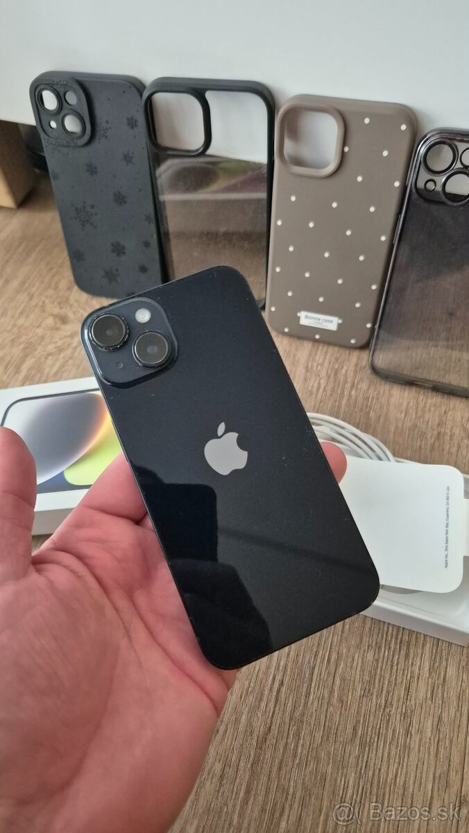 Apple Iphone 14 čierny 128gb, batéria 86% - 3