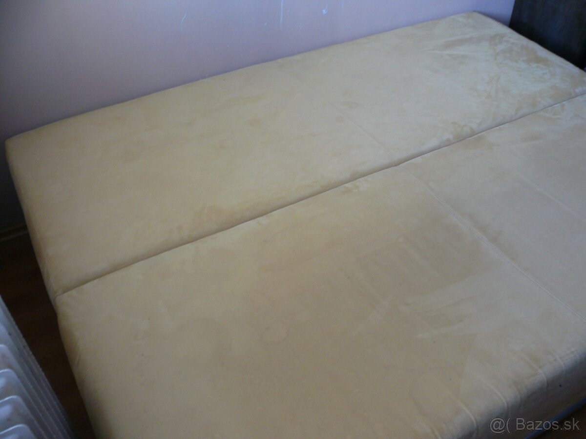 REZERVOVANÁ Béžová rozkladateľná sedačka s úložným priestoro - 3