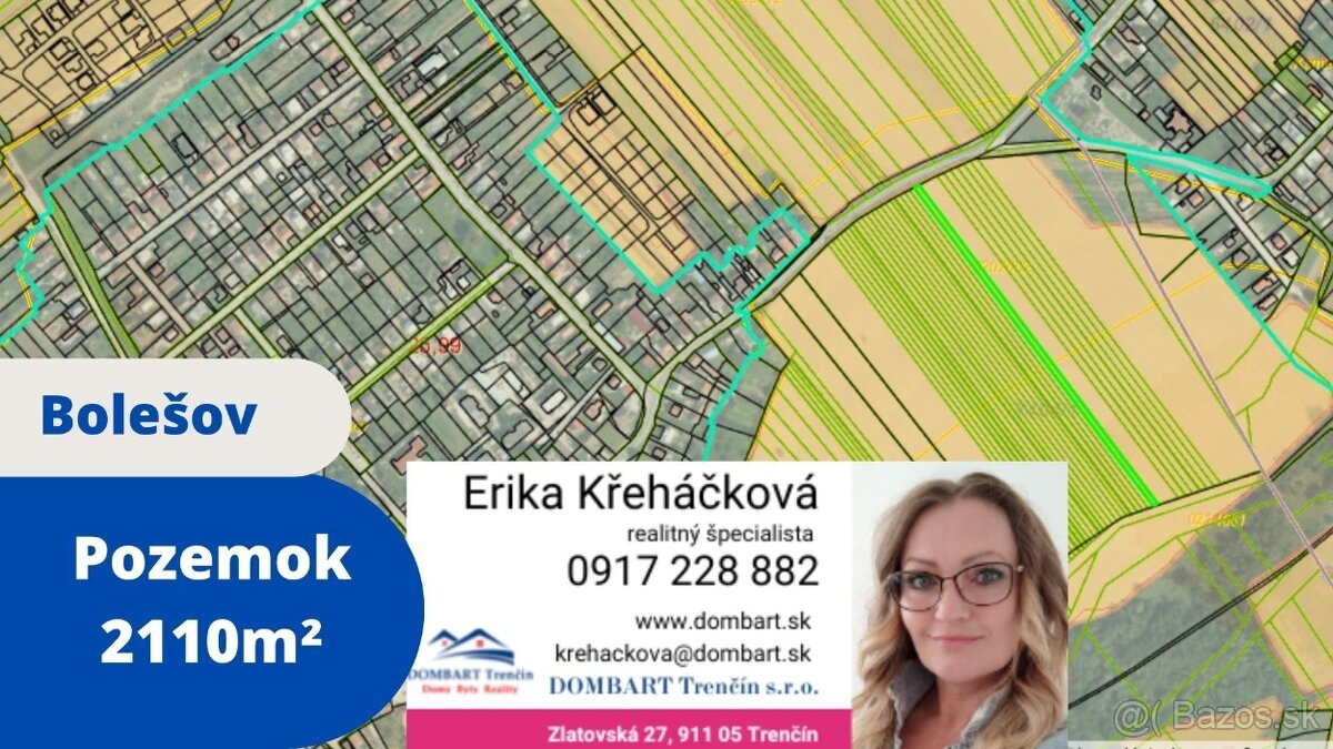 5.364m² Pozemky na predaj v obci Bolešov - 3