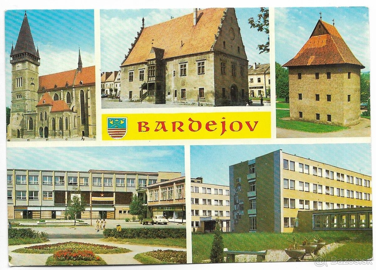 Bardejov (1-10) - vf, prejdené poštou - 3