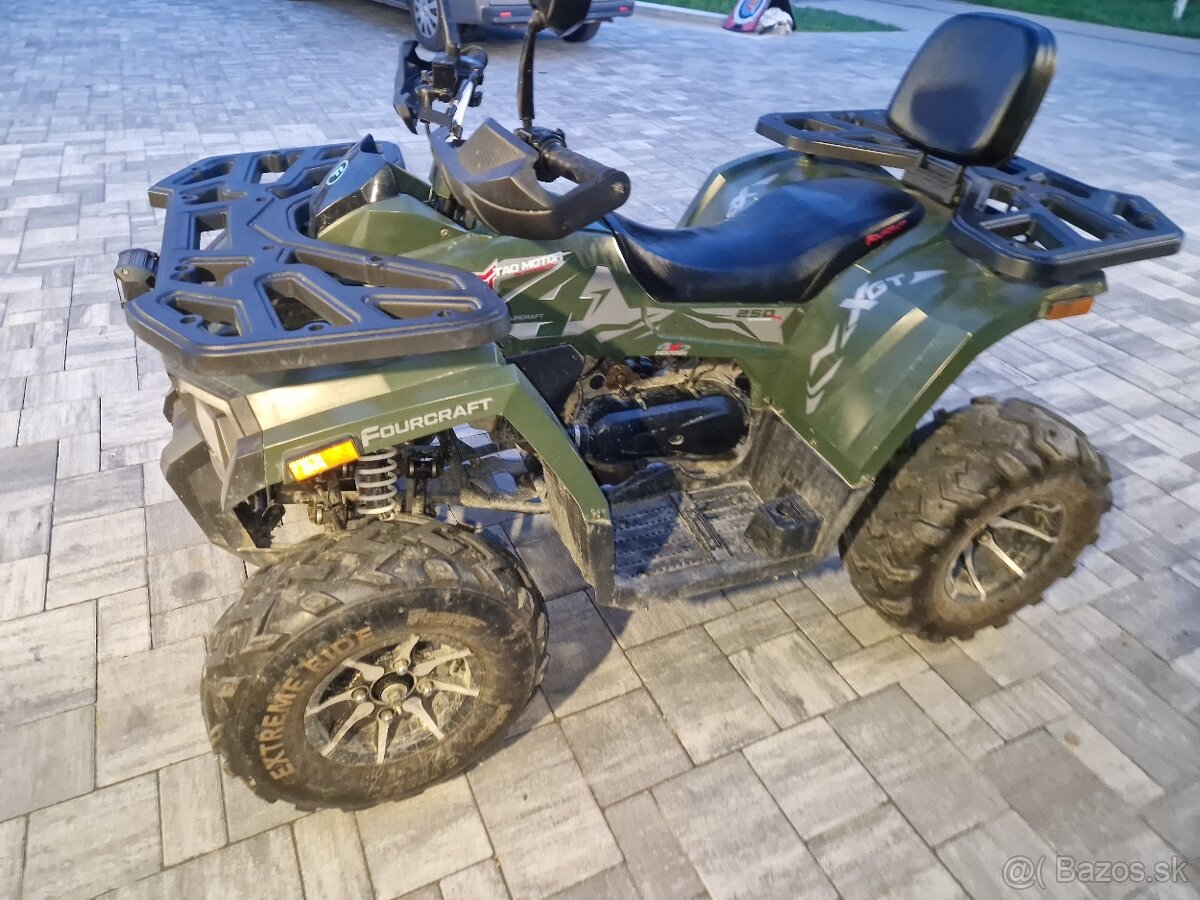 Fourcraft 250 GTX automat+hlinikove disky+tazne