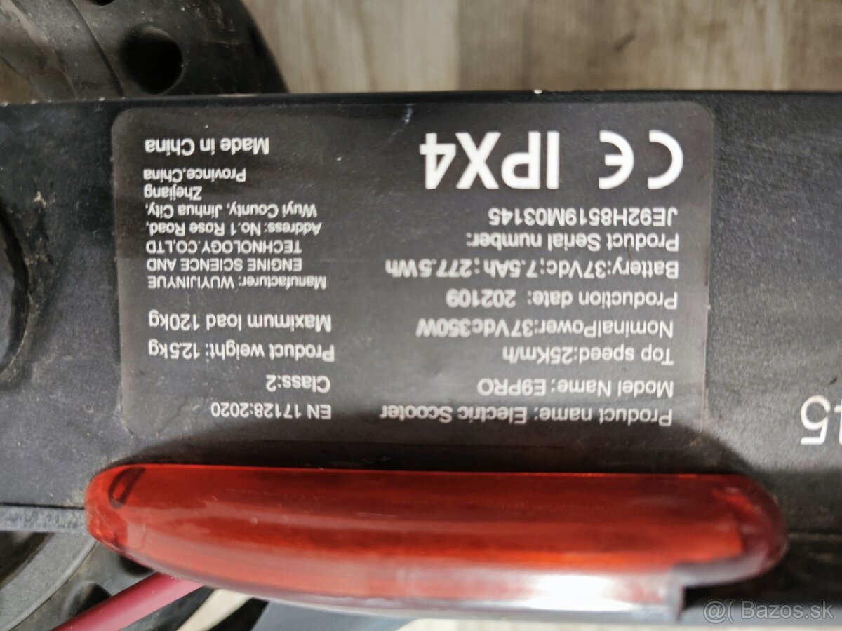 Kolobežka Sencor scooter S one, pokazená, nizky dojazd - 3