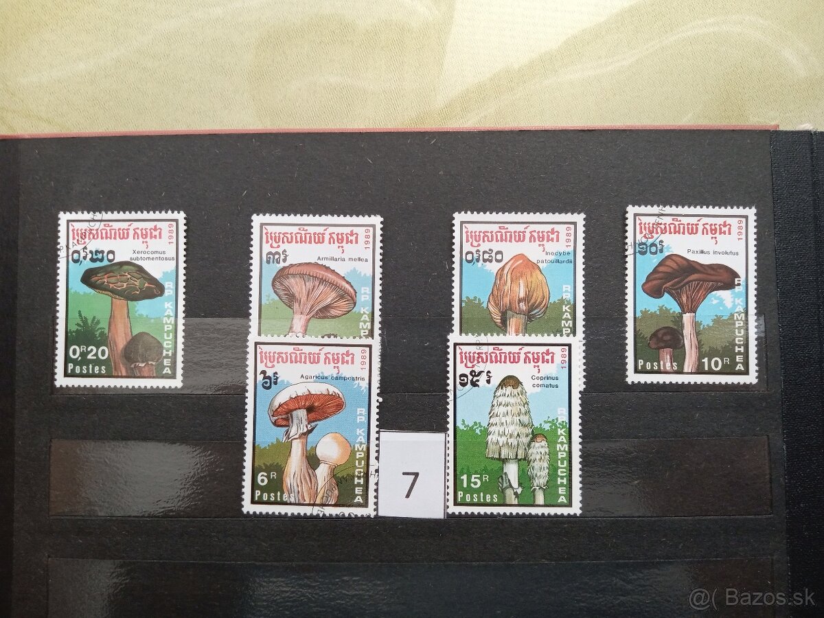 Poštové známky č.487 - AZIA - I.- 20 ks sérií - 3