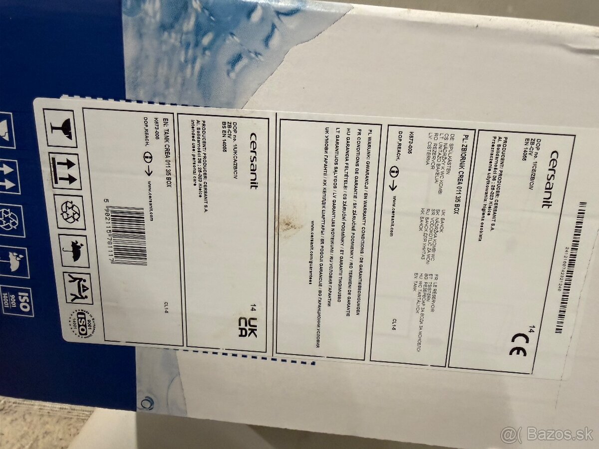 Nepouživane volne stojace WC Cersanit Crea zabalene - 3