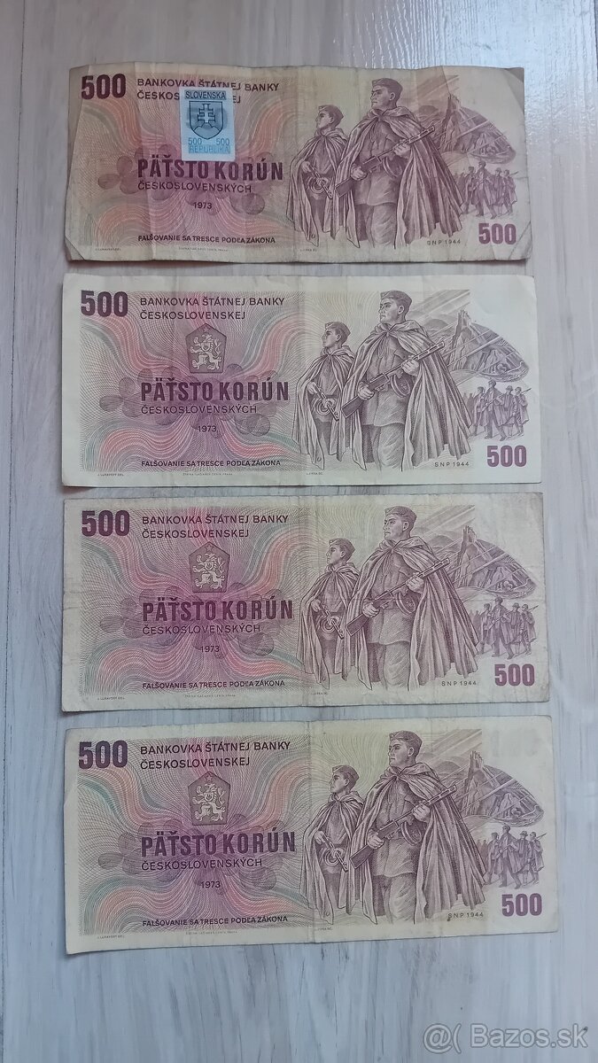 Slovenské a československé bankovky - 3