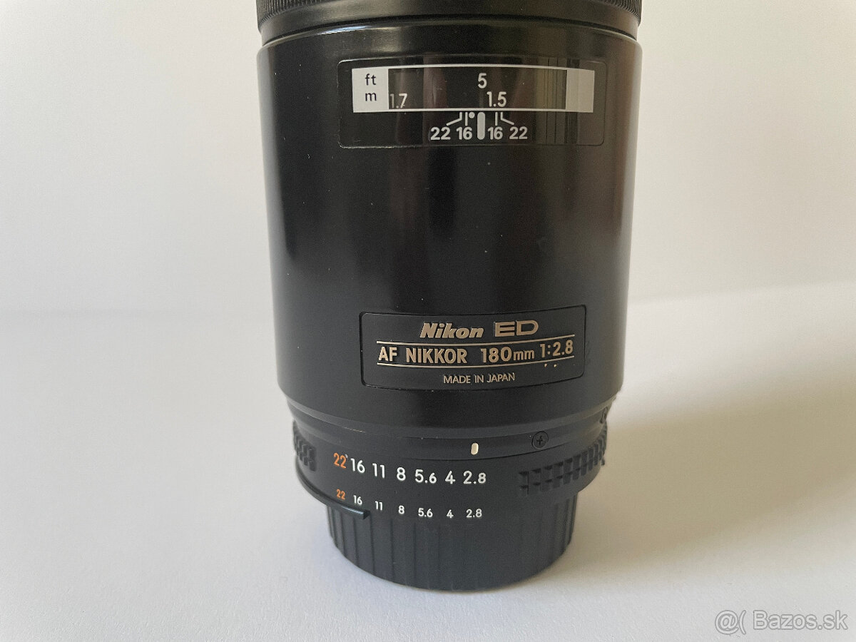 Objektív Nikon ED AF Nikkor 180mm 1:2.8 - 3