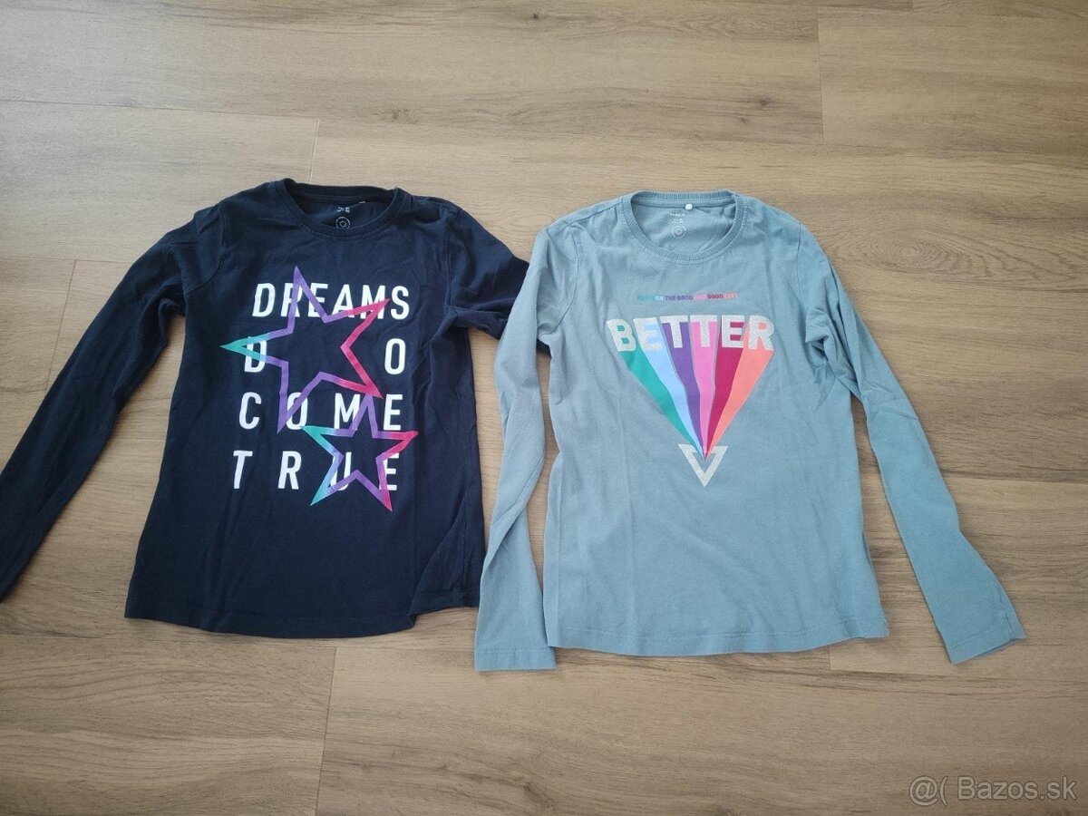 Tričká dlhý rukáv veľkosť 146 - 3