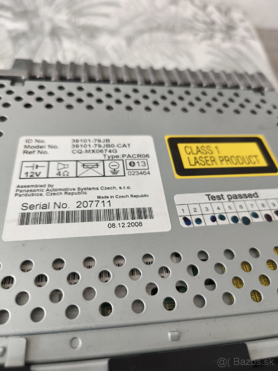 Autorádio do Suzuki Sx4 - 3