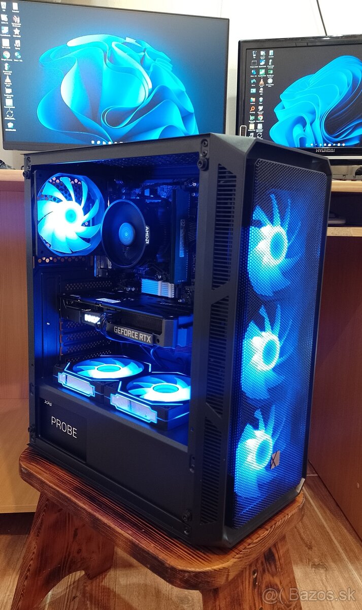 HERNÝ PC–Ryzen 5+RTX 3060 12GB+NVMe+Win11 PRO - 3