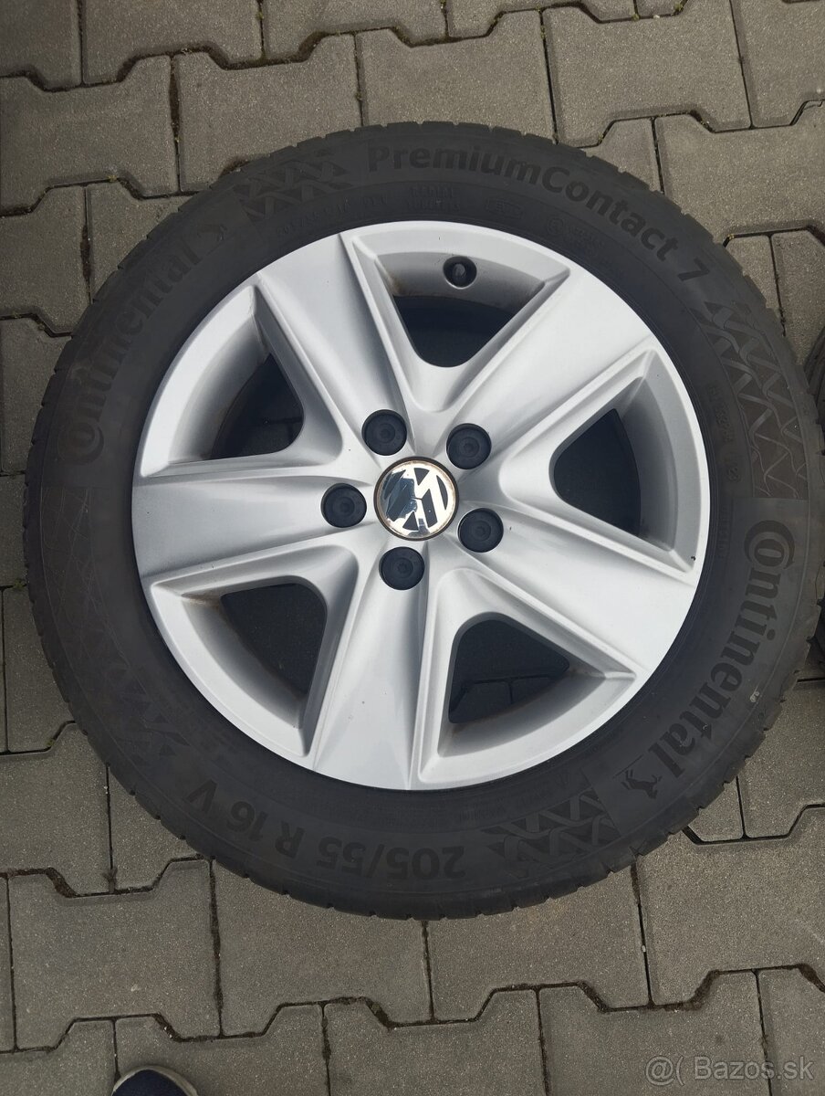 5 x 112 R16 Continental 205/55 R16 letné - 3