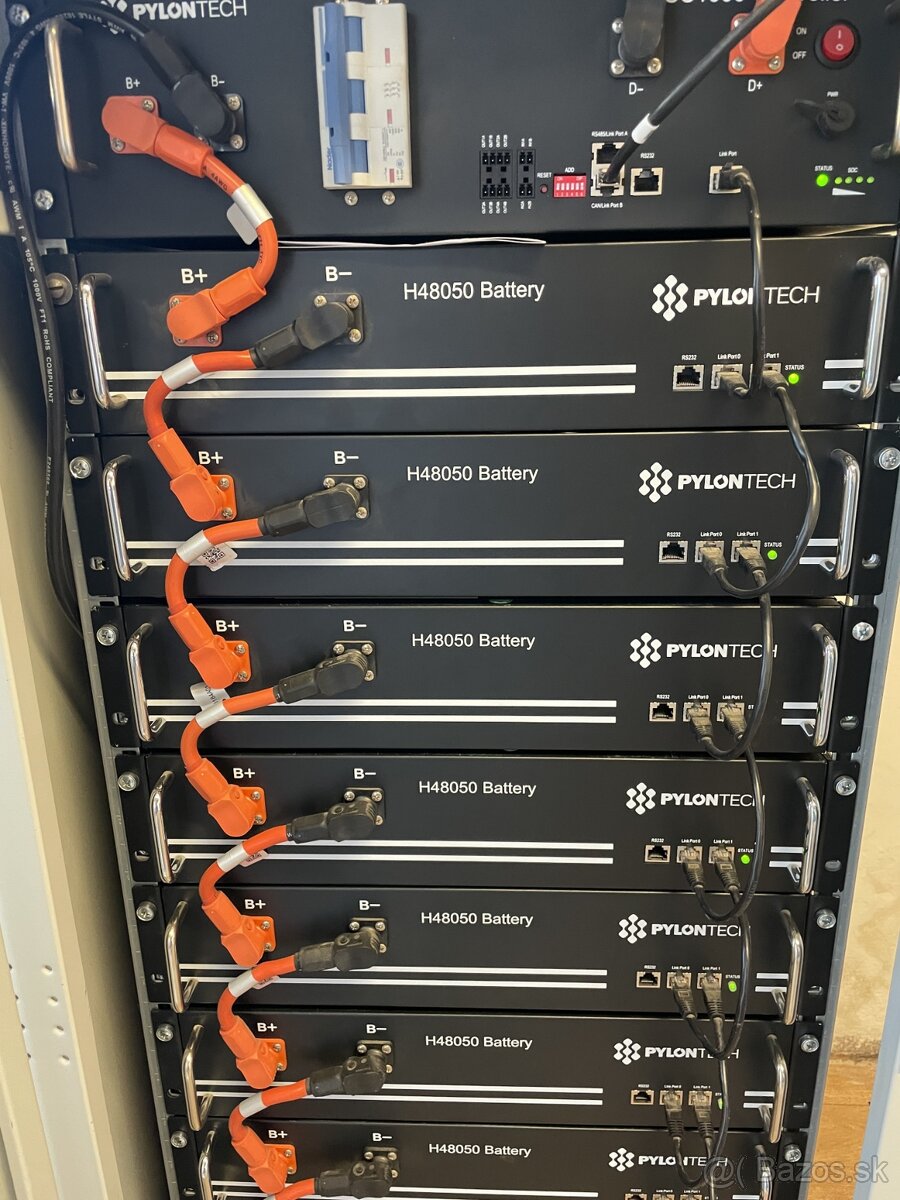 Prodám vysokonapěťové úložiště 24kw pylontech pro FVE - 3