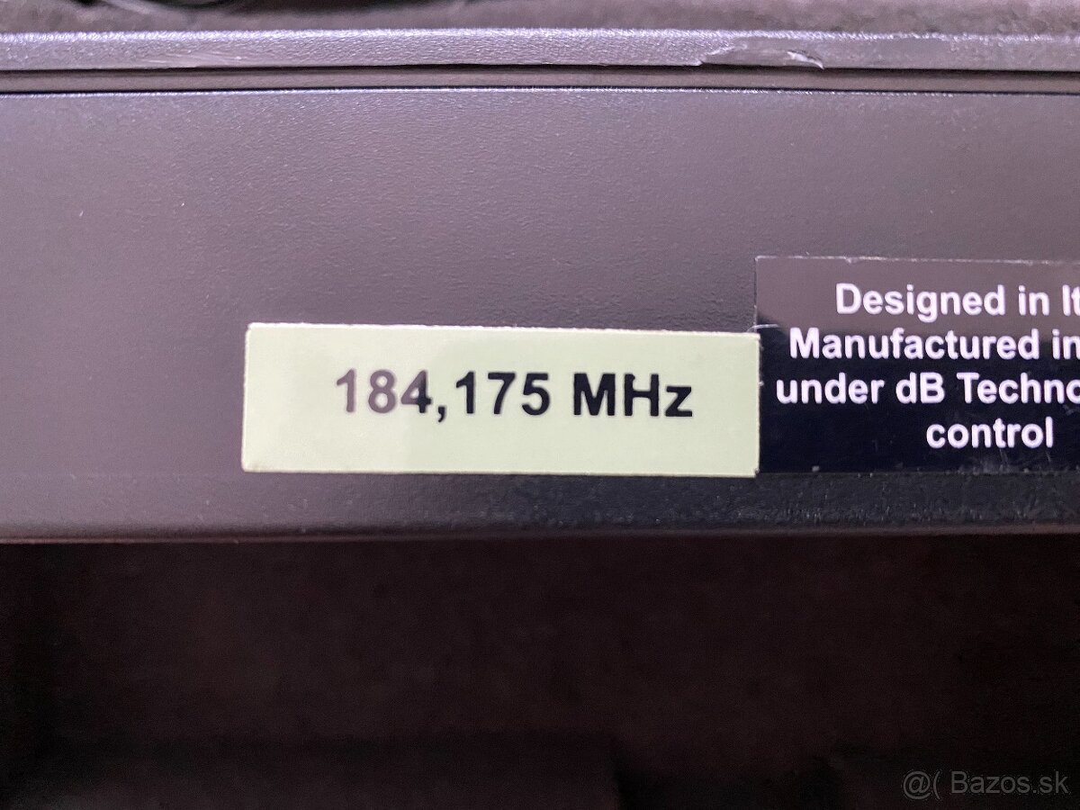 dB technologies VHF bezdrotovy mikrofon - set - 3