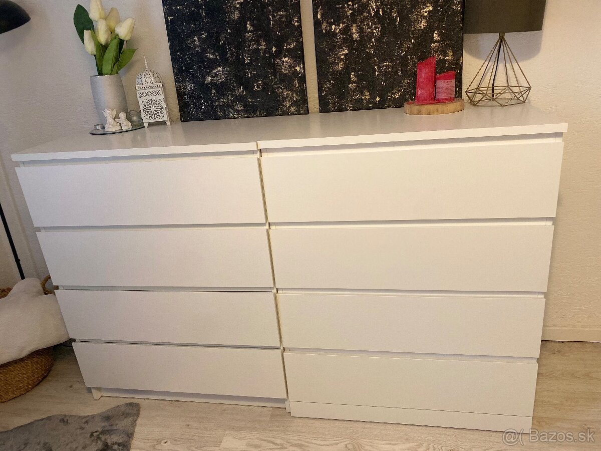 Biela komoda Ikea, Jysk - 3