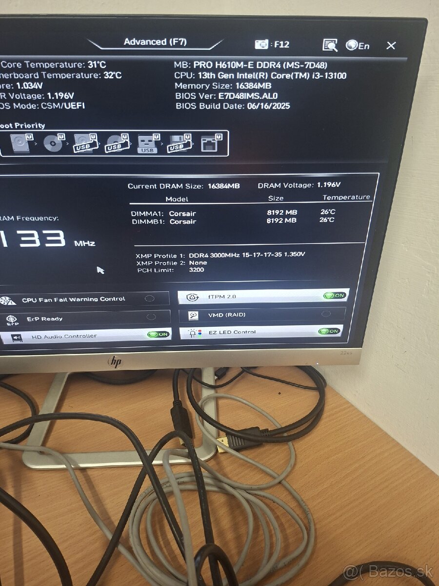 CORSAIR VENGEANCE PRO 16GB 3000MHZ RGB - 3