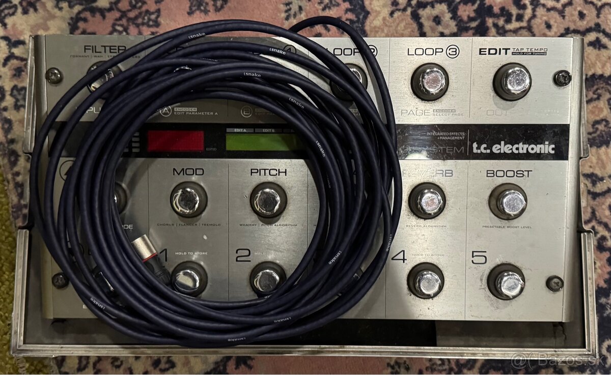 Predám efekt TC Electronic G system - 3