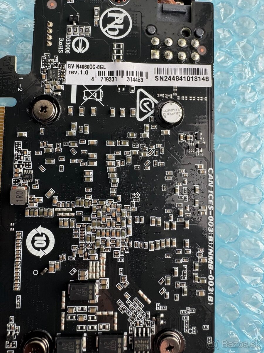 RTX 4060 8GB Gigabyte Low Profile 3 vetráková - 3